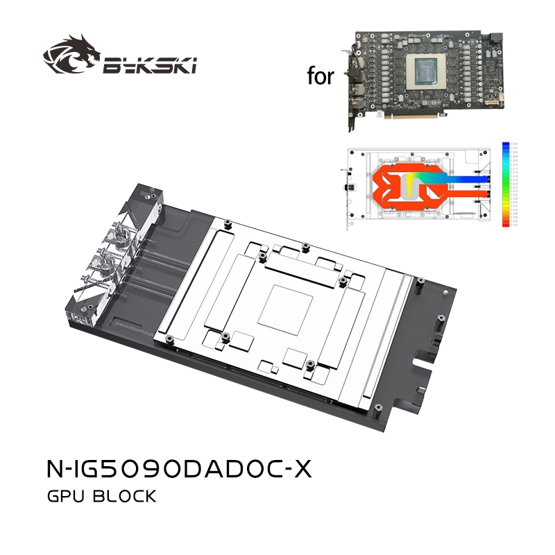 Rtx 5090 32Gb - Bykski N-IG5090DADOC-X Renkli IGame RTX 5090D