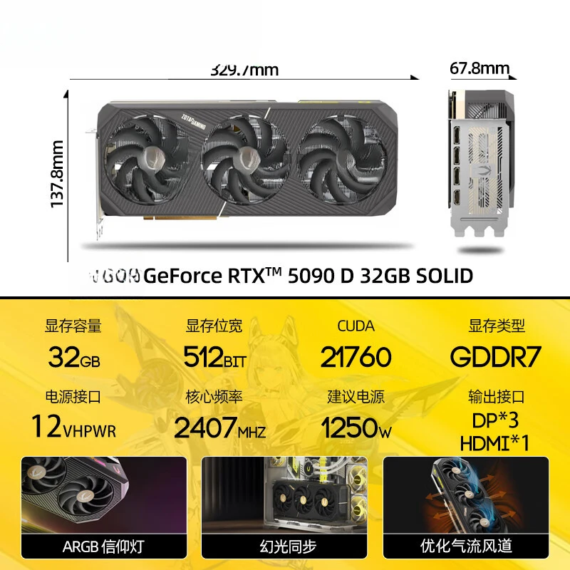 GeForce RTX 5090 D 32GB SOLID  - Rtx 5090 32Gb incelemesi ve fiyatı